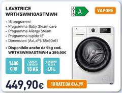 Electroline - Lavatrice WRTHSWM10ASTMWH