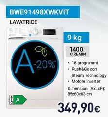Indesit - BWE91498XWKVIT Lavatrice 