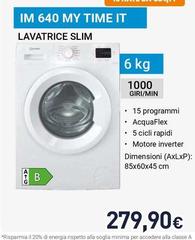 Indesit - IM 640 MY TIME IT Lavatrice Slim