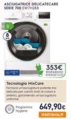Electrolux - Asciugatrice Delicatecare Serie 700 EW7H28B