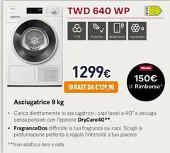 Miele - TWD 640 WP Asciugatrice 9 Kg