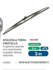 Bosch - Spazzola Tergi Cristallo.