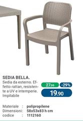 Keter - Sedia Bella. 