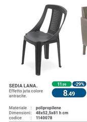 Ipae Progarden - Sedia Lana. 