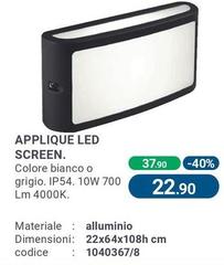 Sovil - Applique Led Screen. 