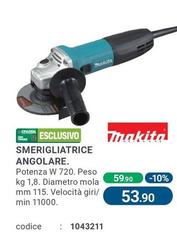 Makita - Smerigliatrice Angolare.