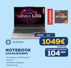 Lenovo - Notebook 83JG00B6IX