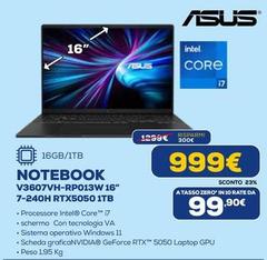 Asus - Notebook V3607VH-RP013W 16