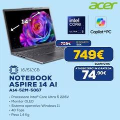 Acer - Notebook Aspire 14 AI A14-52m-5067
