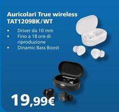 Boost - Auricolari True Wireless TAT1209BK/WT