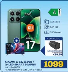 Xiaomi - 17 12/512gb + Q-led Smart 50apro
