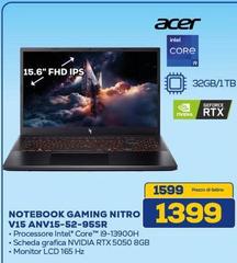 Acer - Notebook Gaming Nitro V15 Anv15-52-95sr