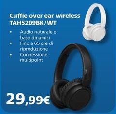 Logitech - Cuffie Over Ear Wireless Tah5209bk/wt