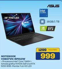 Asus - Notebook V3607vh-rp013w