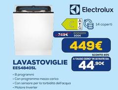 Electrolux - EES48405L A scomparsa totale 14 coperti 3000 W