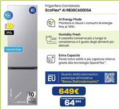 Samsung - Frigorifero Combinato EcoFlex AI RB38C600DSA