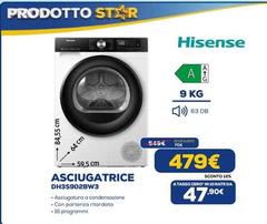 Hisense - Asciugatrice DH3S902BW3