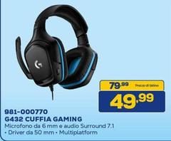 981-000770 G432 Cuffia Gaming