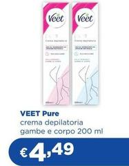 Veet - Pure Crema Depilatoria Gambe E Corpo