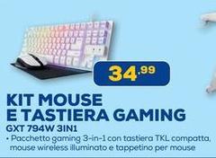 Kit Mouse E Tastiera Gaming