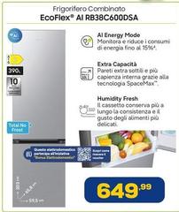 Samsung - Frigorifero Combinato EcoFlex AI RB38C600DSA