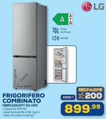 LG - Frigorifero Combinato GBB532A2APY SILVER