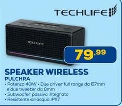 Techlife - Speaker Wireless PULCHRA