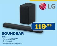 LG - Soundbar  S40T