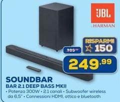 Jbl - Soundbar Bar 2.1 Deep Bass MKII