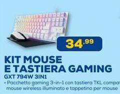 Trust - Kit Mouse E Tastiera Gaming GXT 794W 3IN1