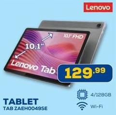 Lenovo - Tablet Tab ZAEH0049SE