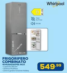 Whirlpool - Frigorifero Combinato WHK26404XP5E Inox