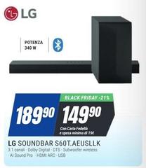 LG - Soundbar S60T.AEUSILK