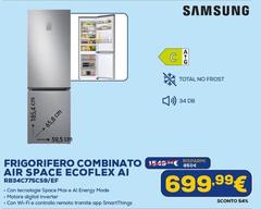 Samsung - Frigorifero Combinato Air Space Ecoflex Ai RB34C77CS9S/EF