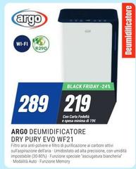 Argo - Deumidificatore Dry Pury Evo Wf21