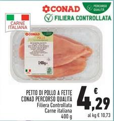 Conad - Petto Di Pollo A Fette Percorso Qualita