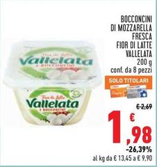 Vallelata - Bocconcini Di Mozzarella Fresca Fior Di Latte