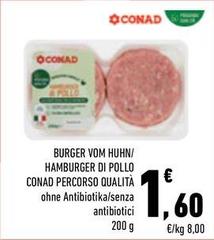 Conad - Hamburger Di Pollo Percorso Qualità