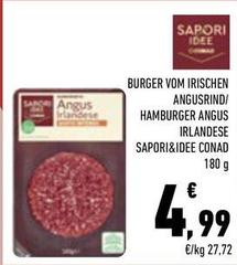 Sapori - Hamburger Angus Irlandese &Idee