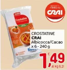 Crai - Crostatine Albicocca/Cacao