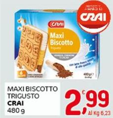 Crai - Maxi Biscotto Trigusto