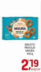 Misura - Biscotti Privolat