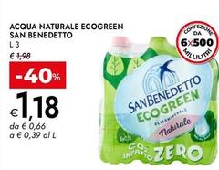 San Benedetto - Acqua Naturale Ecogreen