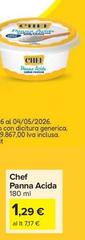 Chef select - Chef Panna Acida