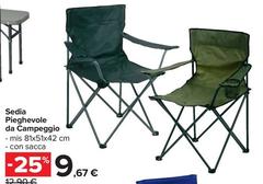 Sedia Pieghevole Da Campeggio