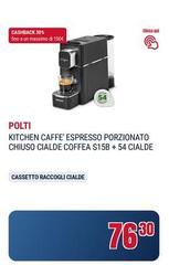 Polti - Caffe' Espresso Porzionato Chiuso Cialde Coffea S15b + 54 Cialde