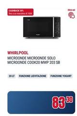 Whirlpool - Microonde Solo Microonde COOK20 Mwp 203 Sb