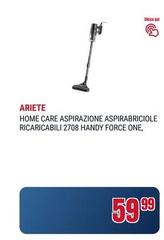 Ariete - Home Care Aspirazione Aspirabriciole Ricaricabili 2708 Handy Force One