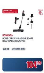 Rowenta - Home Care Aspirazione Scope Ricaricabili Rh6a71wo