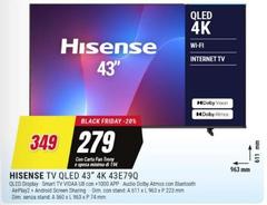 Hisense - Tv Qled 43